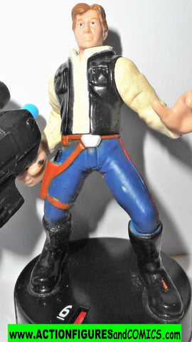 Attacktix Star Wars HAN SOLO blue pants 22/3 action figures 2005