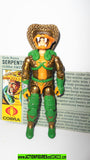 Gi joe SERPENTOR v1 1986 vintage w hood backpack accessory