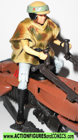 star wars action figures SPEEDER BIKE PRINCESS LEIA 1997 1996 potf
