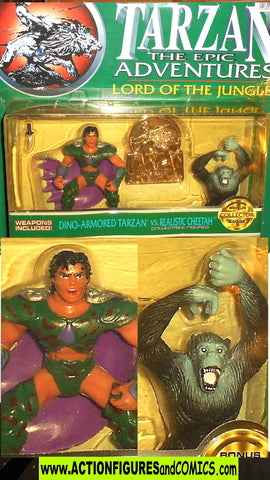 Tarzan trendmasters JOHN CARTER vs Realistic CHEETAH monkey moc