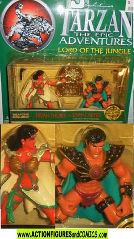 Tarzan trendmasters DEJAH Thoris vs JOHN CARTER 1995 moc