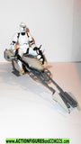 action figures SPEEDER BIKE CLONE TROOPER 2002 scout aotc
