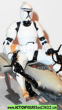 action figures SPEEDER BIKE CLONE TROOPER 2002 scout aotc