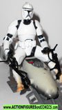 action figures SPEEDER BIKE CLONE TROOPER 2002 scout aotc