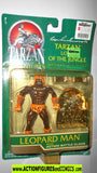 Tarzan trendmasters LEOPARD MAN Dinosaur armor green 1995 moc