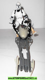 action figures SPEEDER BIKE CLONE TROOPER 2002 scout aotc