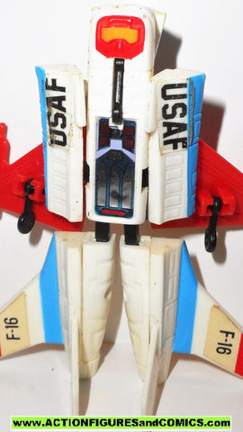 ZyBots F-16 USAF Fighter Jet complete gobots transformers Remco toys