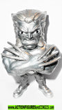 Marvel metals die cast WOLVERINE LOGAN X-men 4 inch SILVER Jada toys