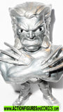 Marvel metals die cast WOLVERINE LOGAN X-men 4 inch SILVER Jada toys