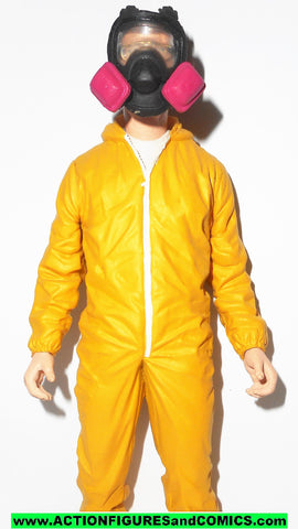 Breaking Bad WALTER WHITE yellow hazmat suit Cook mezco toys 2014