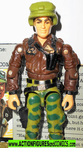 gi joe GENERAL HAWK 1986 v1 vintage w bp helmet file card