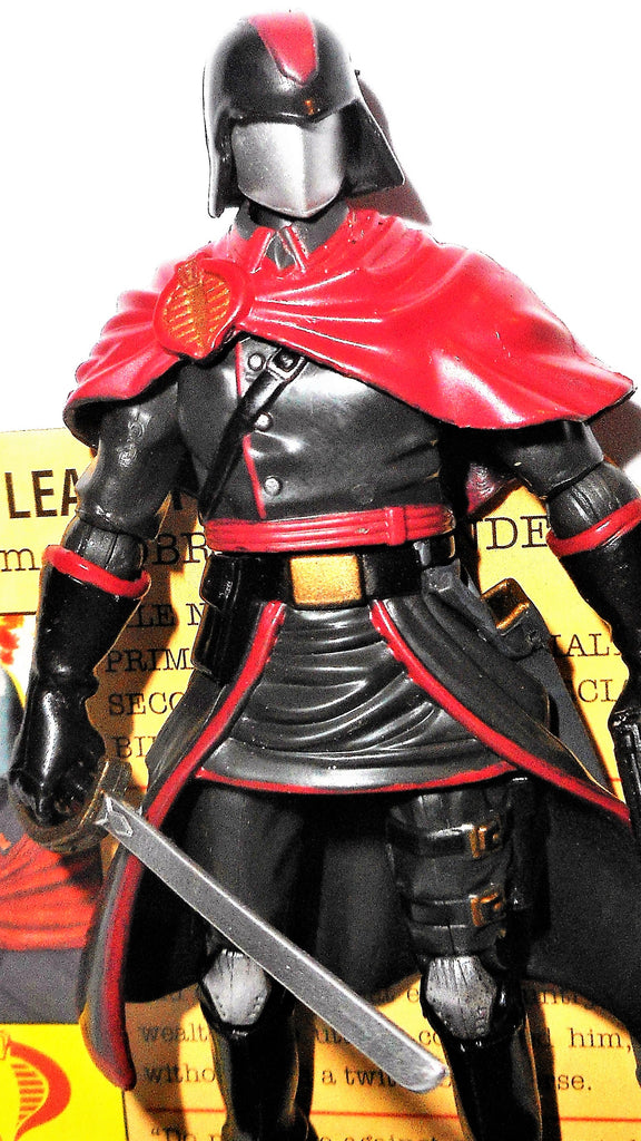 gi joe COBRA COMMANDER RESOLUTE v42 black suit 25th anniversary 2009 ...