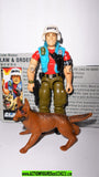 gi joe LAW & ORDER dog 1987 v1 vintage MP military police