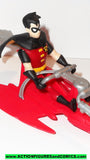 batman animated series ROBIN crime fighter red sled dc action figures