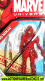 marvel universe RED HAND NINJA 2009 024 24 series 1 moc