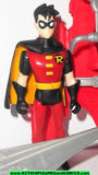 batman animated series ROBIN crime fighter red sled dc action figures