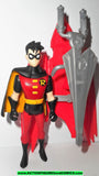 batman animated series ROBIN crime fighter red sled dc action figures