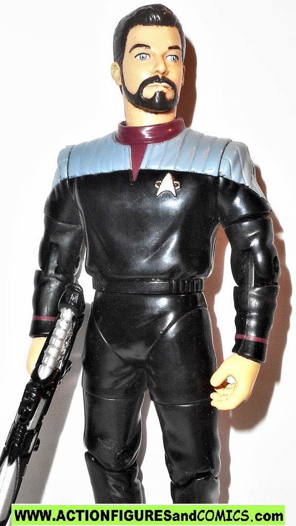Star Trek COMMANDER RIKER First contact 1996 playmates ...