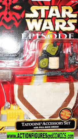star wars action figures TATOOINE ACCESSORY SET 1999 episode I moc