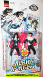 marvel universe toybiz ALPHA FLIGHT Aurora Northstar 1999 moc
