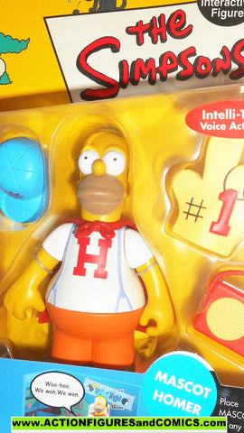 simpsons HOMER SIMPSON MASCOT baseball playmates wos moc