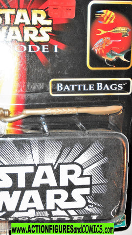 Star wars action figures Battle Bags SEA CREATURES 1999 episode I moc