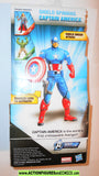 Marvel Mighty Battlers CAPTAIN AMERICA 6 inch 2011 mcu moc mib