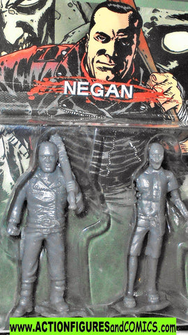 The Walking Dead NEGAN Gray grey 2 pack skybound megabox  moc