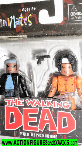 minimates TYREESE PRISON MICHONNE the walking dead moc