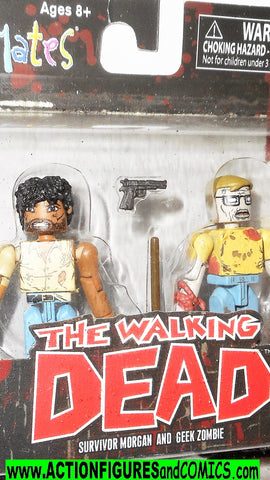 minimates Survivor MORGAN Geek ZOMBIE the walking dead moc