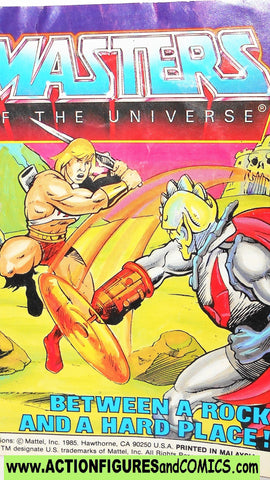 Masters of the Universe BETWEEN a rock and a hard place vintage He-man 00