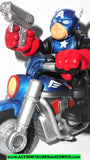 Marvel Super Hero Squad CAPTAIN AMERICA bucky cycle wave 18 universe