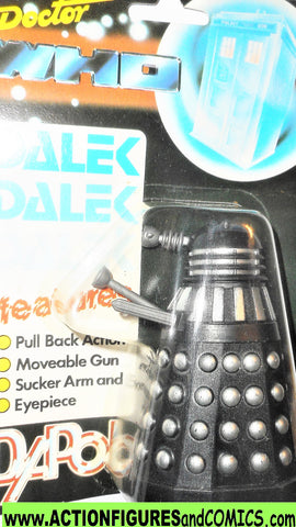 doctor who action figures DALEK dapol BLACK SILVER GREY Vintage moc