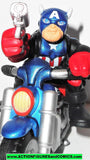 Marvel Super Hero Squad CAPTAIN AMERICA bucky cycle wave 18 universe