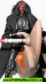 star wars action figures DARTH MAUL & SITH SPEEDER 1999 episode I 1