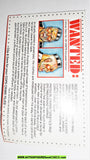 Cops 'n Crooks ROCK KRUSHER crusher crime files FILE CARD vintage 1988 C.o.p.s.