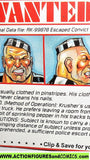 Cops 'n Crooks ROCK KRUSHER crusher crime files FILE CARD vintage 1988 C.o.p.s.