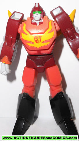 Transformers pvc RODIMUS PRIME HOT ROD with visor heroes of cybertron scf