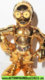 STAR WARS galactic heroes C-3PO chrome complete