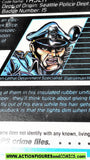 Cops 'n Crooks TASER crime files FILE CARD vintage 1989 C.o.p.s.