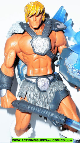 masters of the universe HE-MAN ICE ARMOR he-man 2002 complete motu action figures