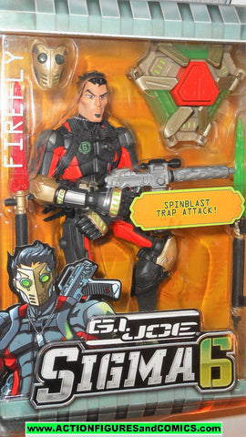 Gi joe FIREFLY sigma 6 six 8 inch action figure 2006 gijoe hasbro moc mib