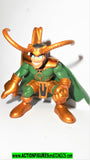 Marvel Super Hero Squad LOKI gold attack of loki Thor pvc action figure