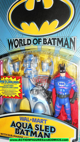 BATMAN world of AQUA SLED E BATMAN 1999 walmart hasbro moc 000