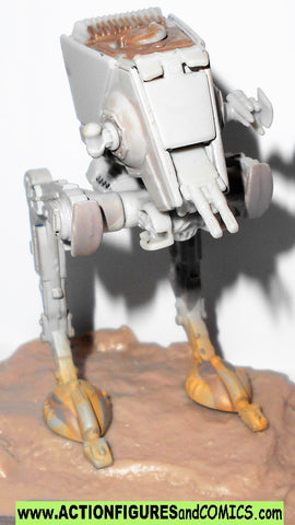 star wars titanium AT-ST walker 2006 galoob endor metals