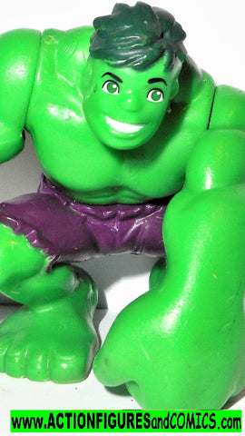 Marvel Super Hero Squad HULK complete green fist pound