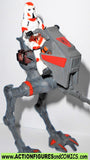 star wars titanium AT-RT utapau commander cody orange galoob 2008