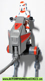 star wars titanium AT-RT utapau commander cody orange galoob 2008