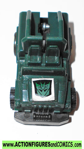 Transformers G1 1985 MINI SPY jeep blue green compete decepticon