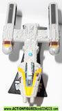 star wars titanium Y-WING fighter yellow 2006 galoob metals